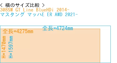 #308SW GT Line BlueHDi 2014- + マスタング マッハE ER AWD 2021-